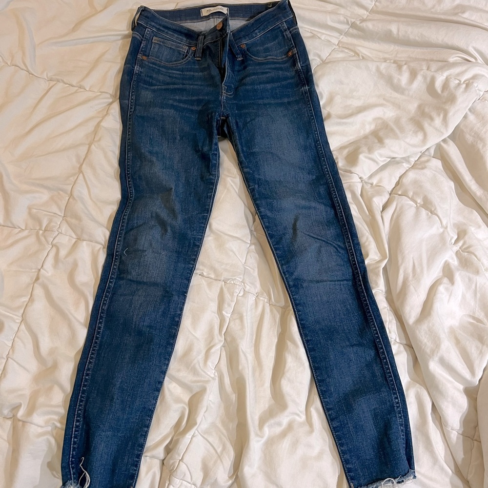 Madewell high rise skinny jeans